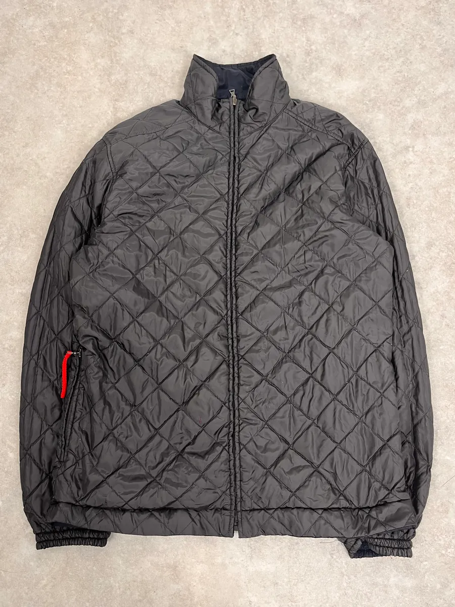 2000s Prada Linea Rossa Navy Windbreaker Jacket - Image 6