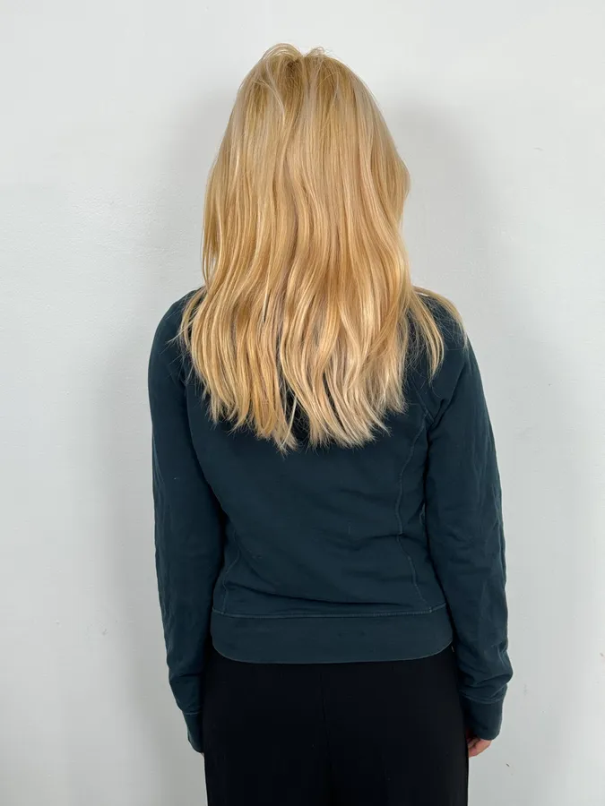 2000s Prada Linea Rossa Navy Zip-up Hoodie - Image 3