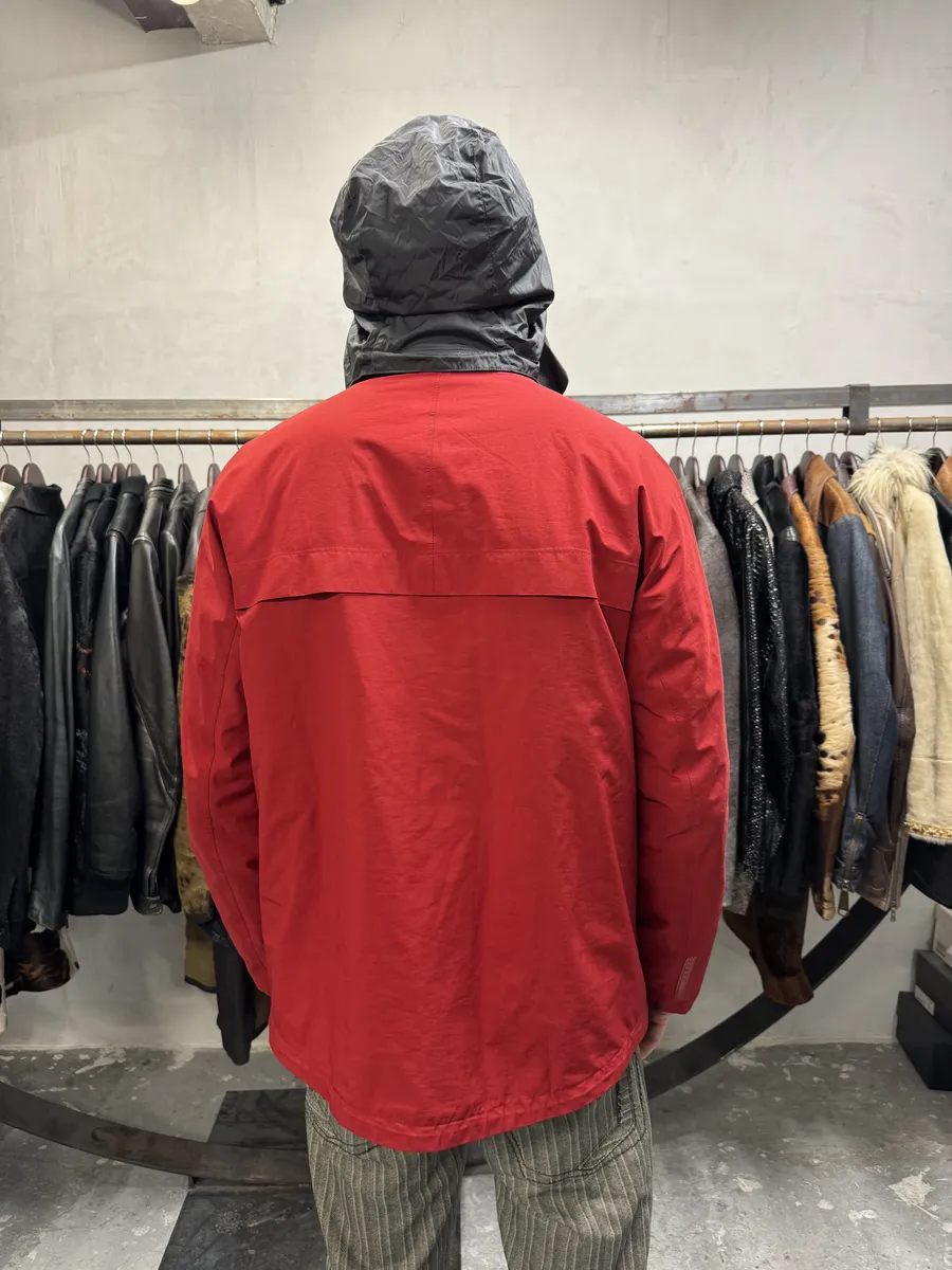 2000s Prada Linea Rossa Red Jacket - Image 3