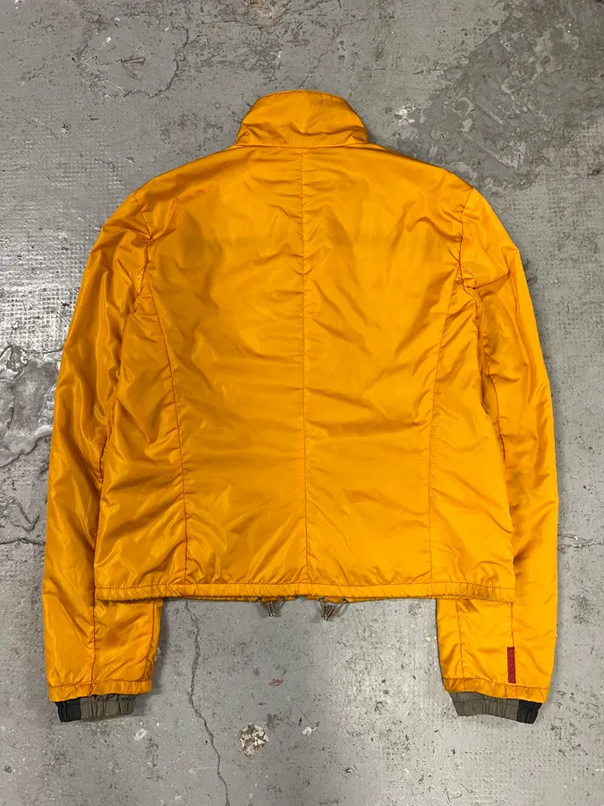 2000s Prada Linea Rossa Reversible Nylon Orange Jacket - Image 3