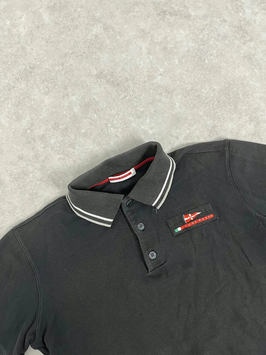2000s Prada Luna Rossa Black Polo - Image 5