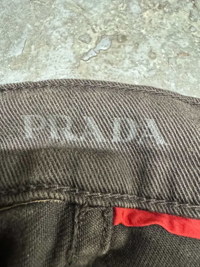 2000s Prada Luna Rossa Brown Pants - Image 7