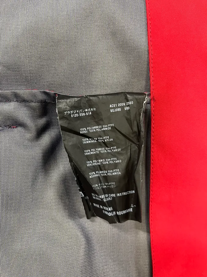 2000s Prada Luna Rossa Red Jacket - Image 10