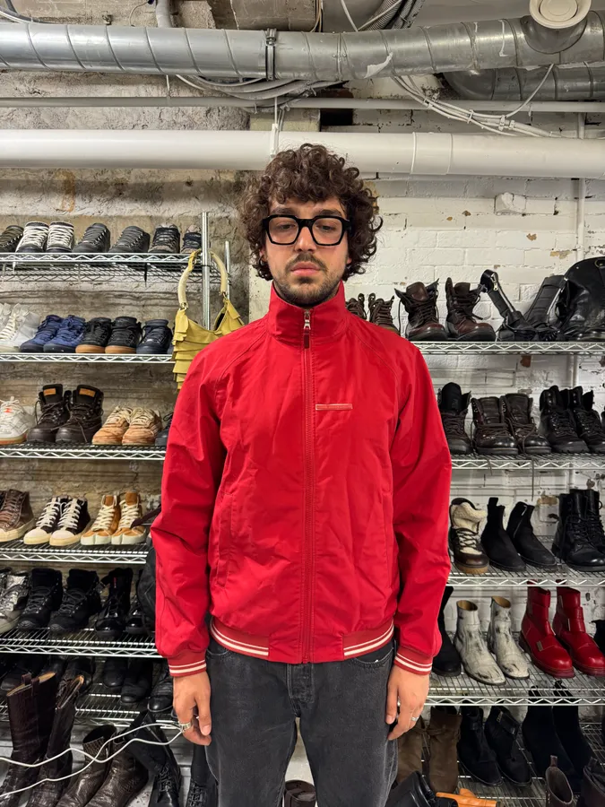 2000s Prada Luna Rossa Red Jacket - Image 2