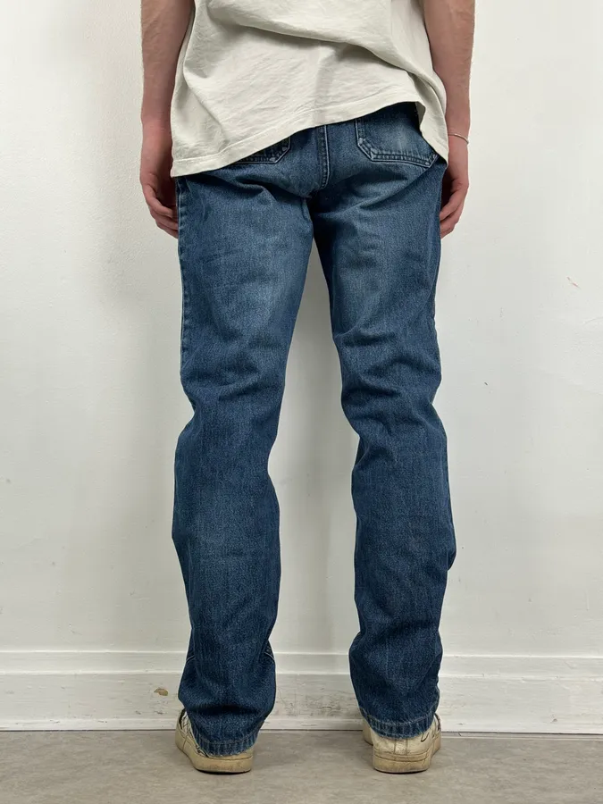 2000s Prada Milano Classic Blue Denim Jeans - Image 4