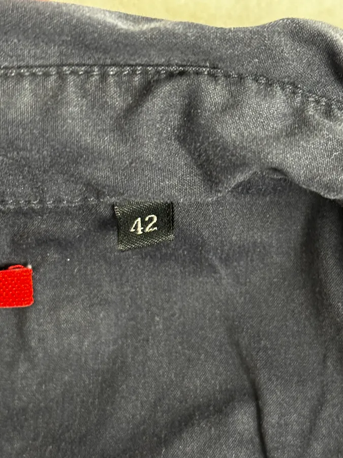 2000s Prada Navy Classic Soft Shirt - Image 12