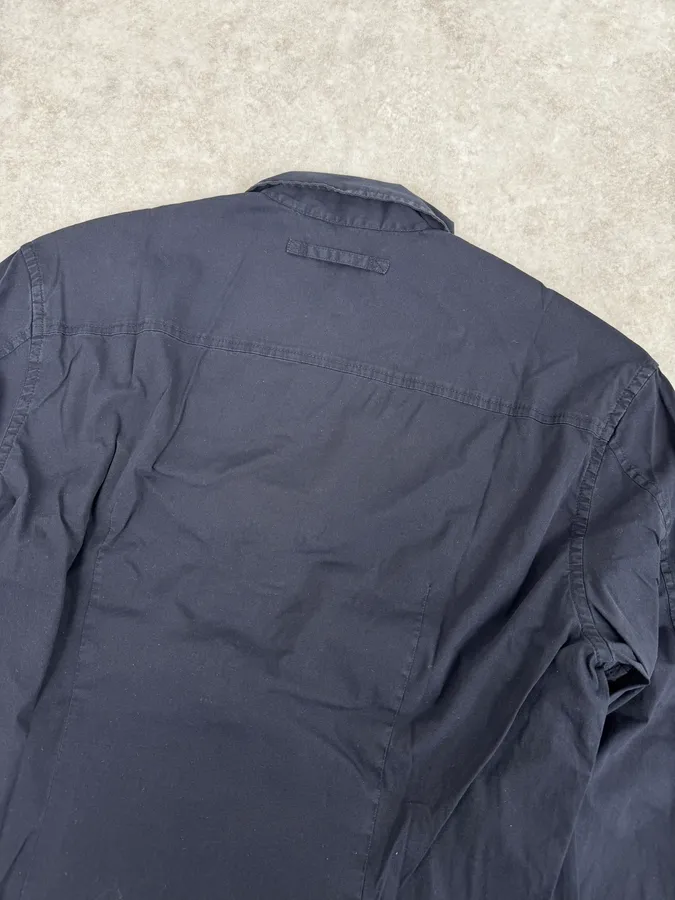 2000s Prada Navy Classic Soft Shirt - Image 6