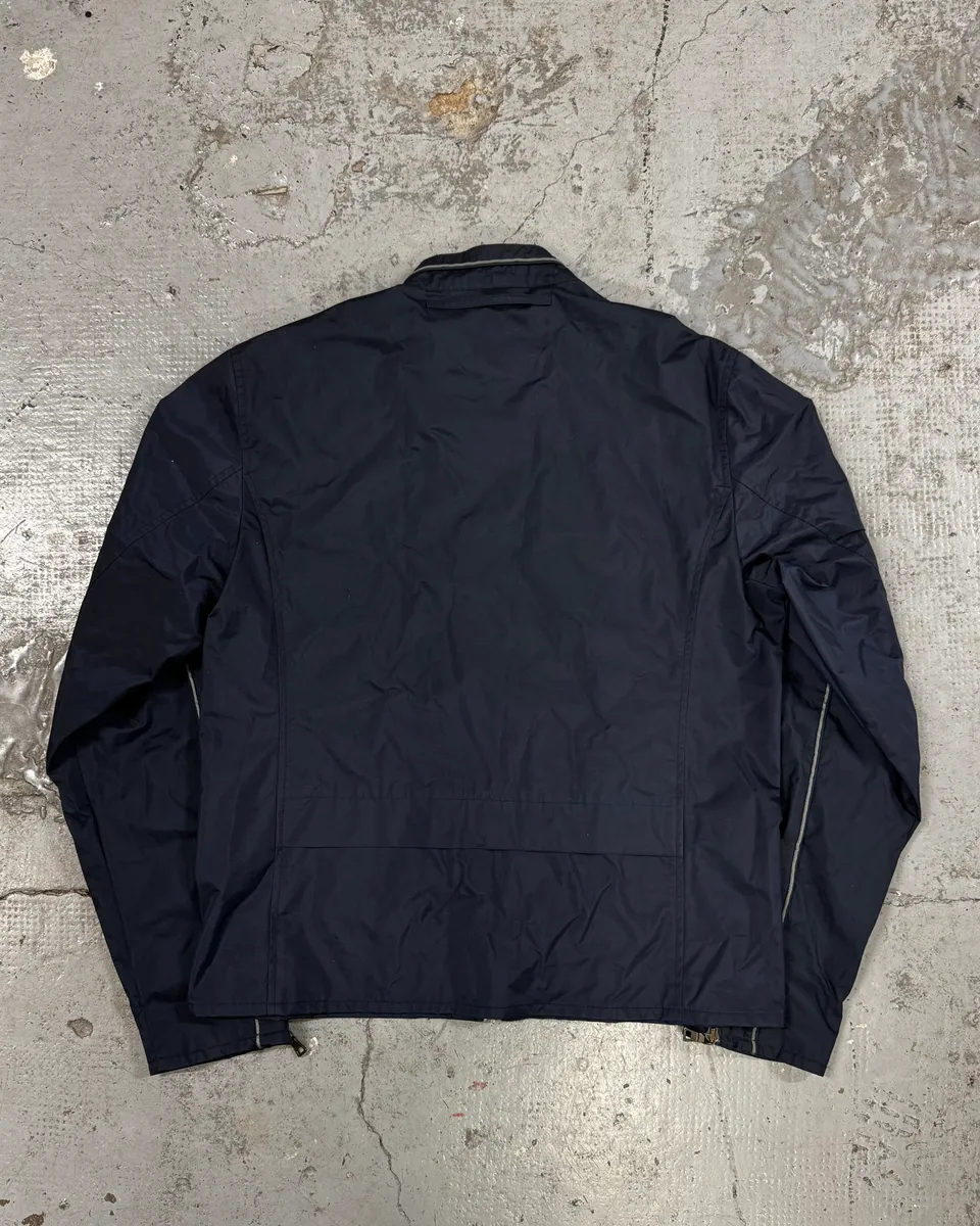 2000s Prada Navy Linea Rossa Nylon Jacket - Image 4
