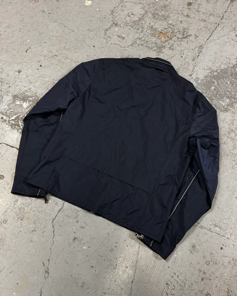 2000s Prada Navy Linea Rossa Nylon Jacket - Image 6