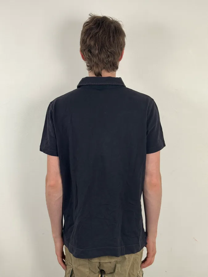 2000s Prada Navy & Red Minimalist Polo - Image 2