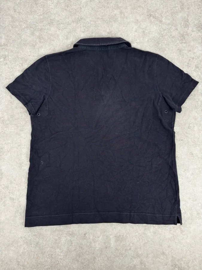 2000s Prada Navy & Red Minimalist Polo - Image 4