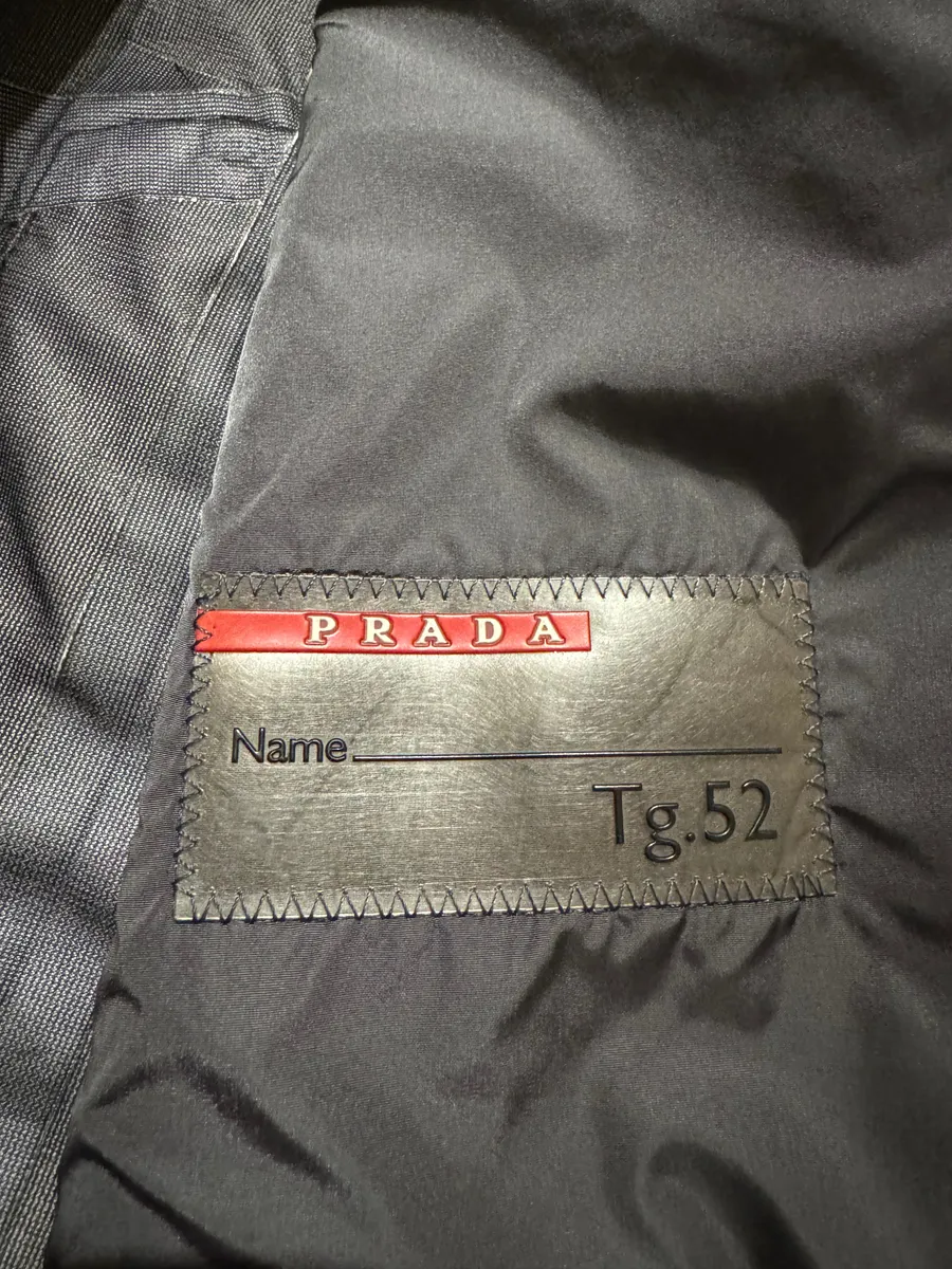 2000s Prada Navy Windbreaker Long Jacket - Image 10