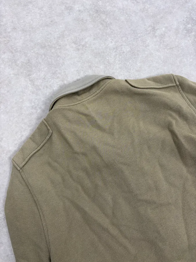 2000s Prada Olive Green Cozy Zip-Up Jacket - Image 9