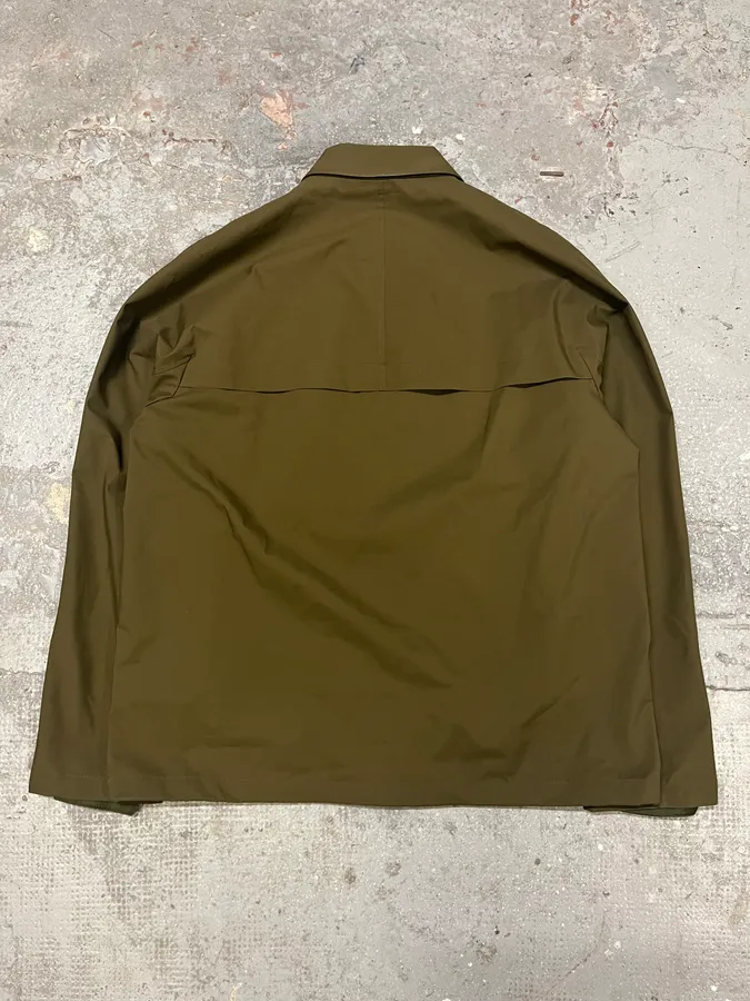 2000s Prada Olive Nylon Tactical Light Coach Jacket - Image 4
