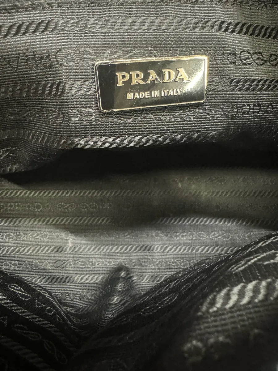 2000s Prada Pony Hair Black Leather Bowling Handle Bag - Image 8