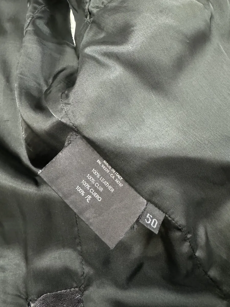 2000s Prada Premium Blazer Lamb Leather Jacket - Image 10
