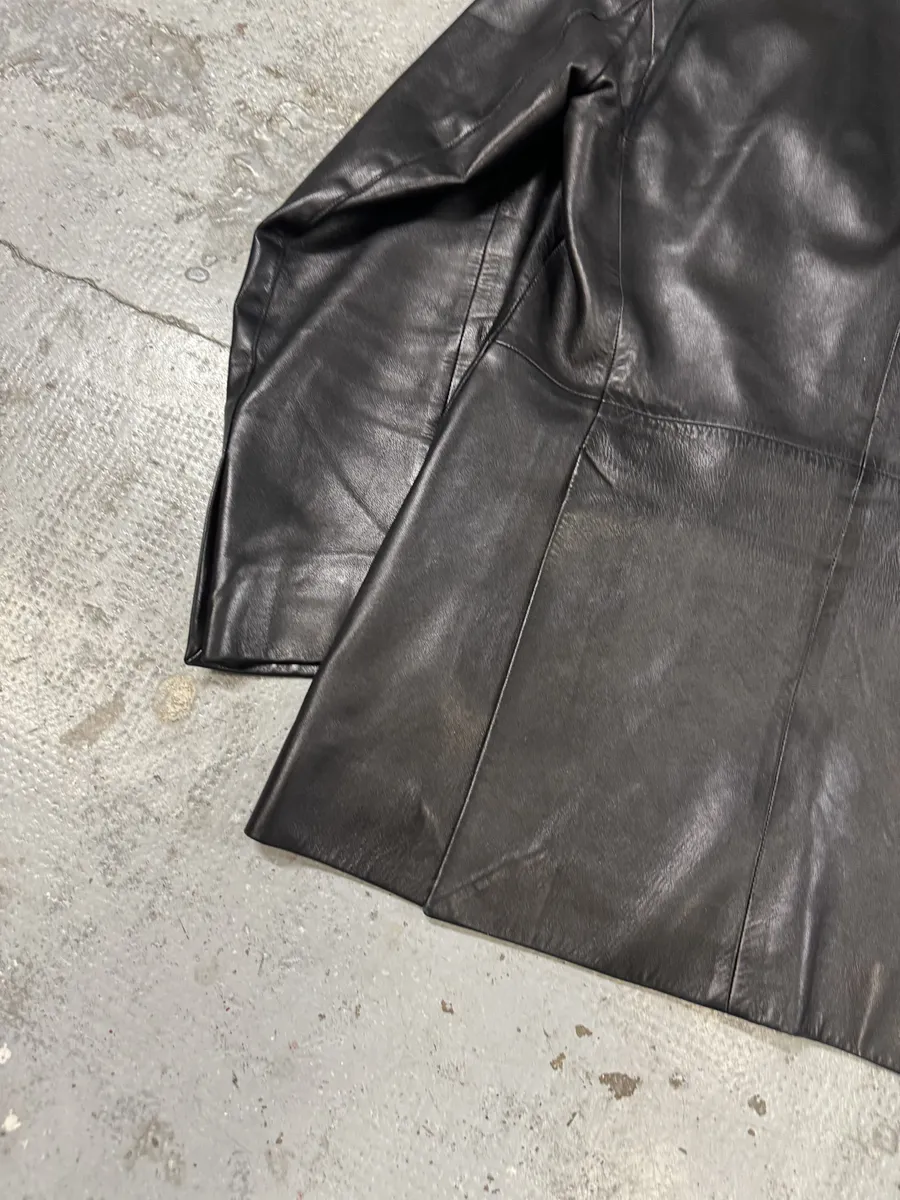 2000s Prada Premium Blazer Lamb Leather Jacket - Image 12