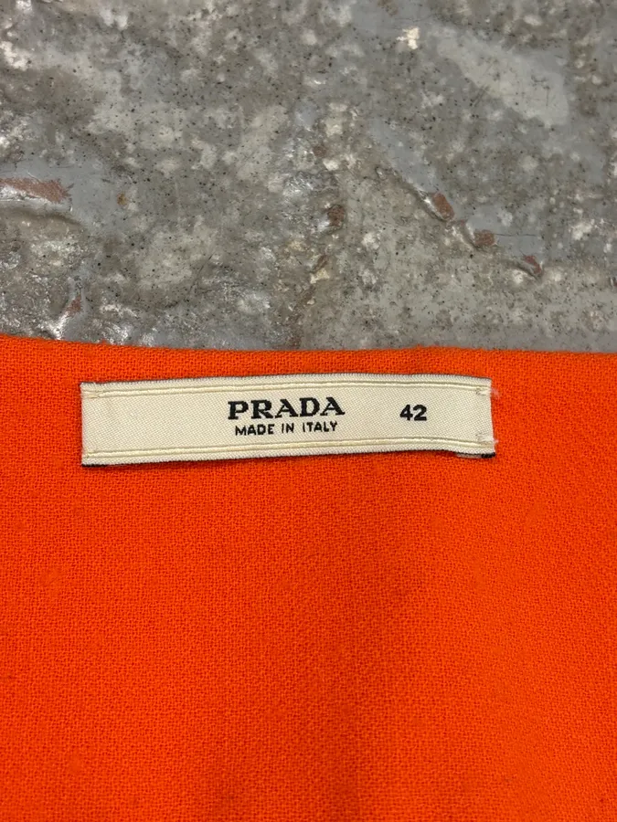 2000s Prada Purple & Orange Skirt - Image 10