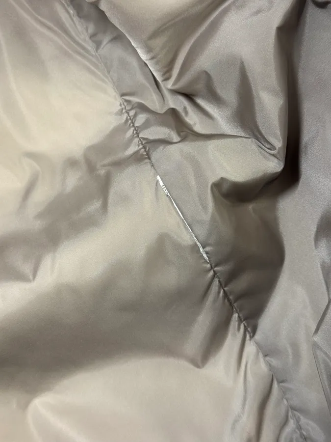 2000s Prada Raw Grey Leather Jacket - Image 11