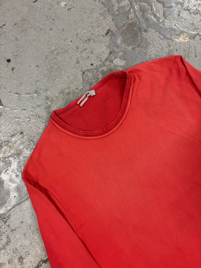 2000s Prada Red Linea Rossa Longsleeves - Image 5