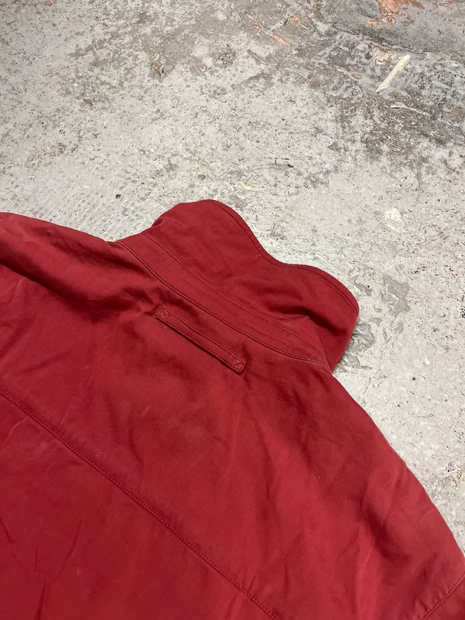 2000s Prada Red Nylon Windbreaker Jacket - Image 9