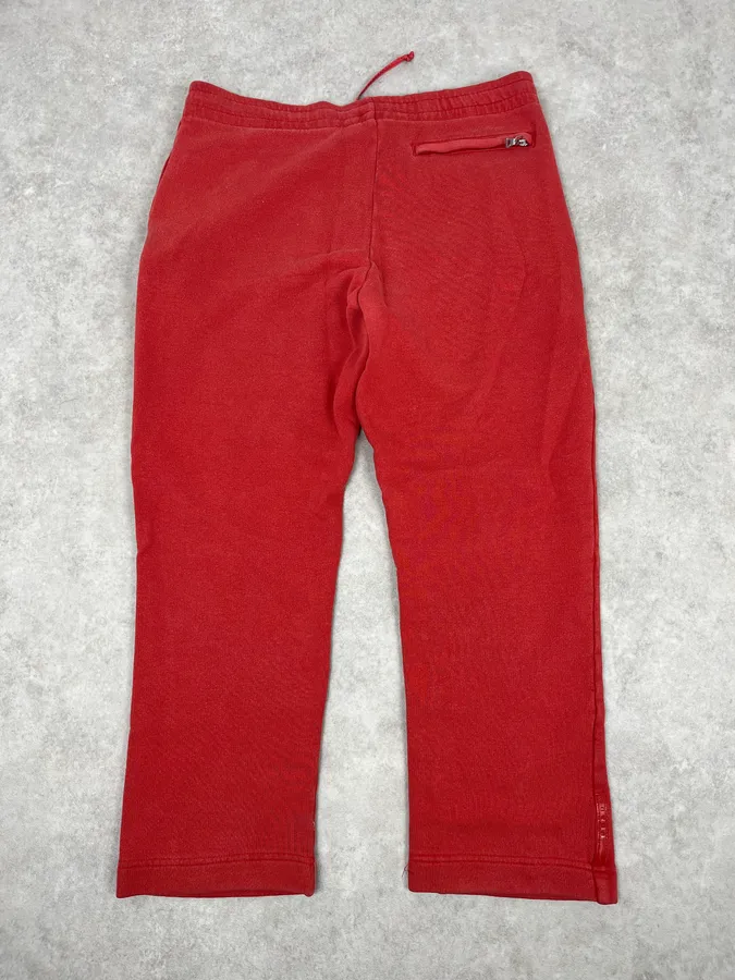2000s Prada Red Zip-Pocket Jogger Pants - Image 7