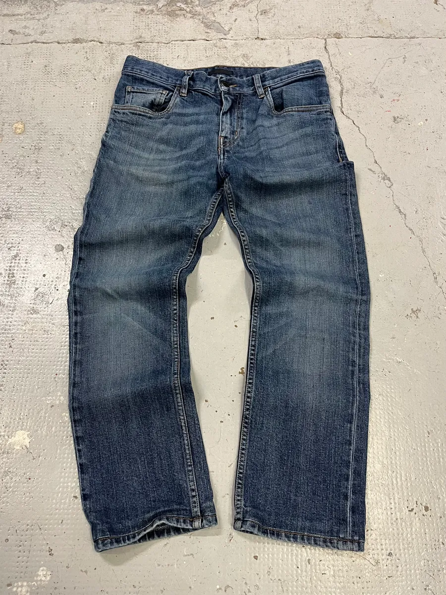 2000s Prada Slim Faded Blue Denim Jeans