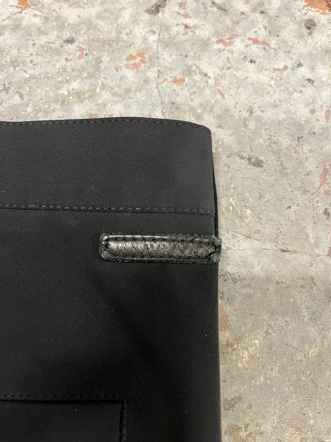 2000s Prada Sport Black Zip Pants - Image 9