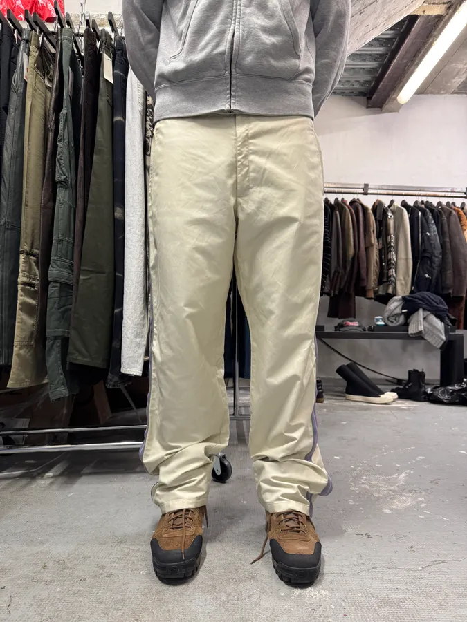 2000s Prada Sport Lines Beige Joggers - Image 5