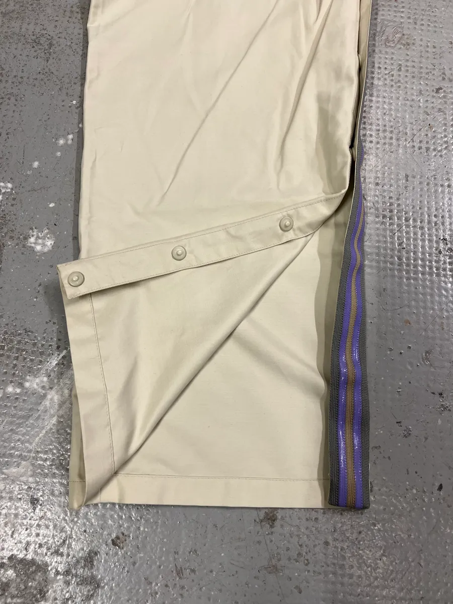 2000s Prada Sport Lines Beige Joggers - Image 9