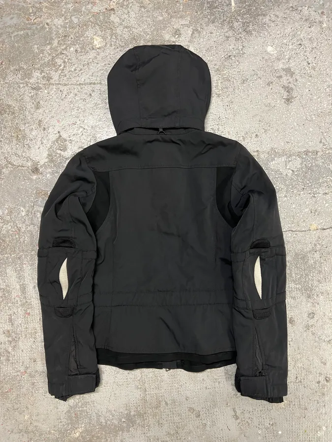 2000s Prada Sport Technical Padded Black Nylon Jacket - Image 7