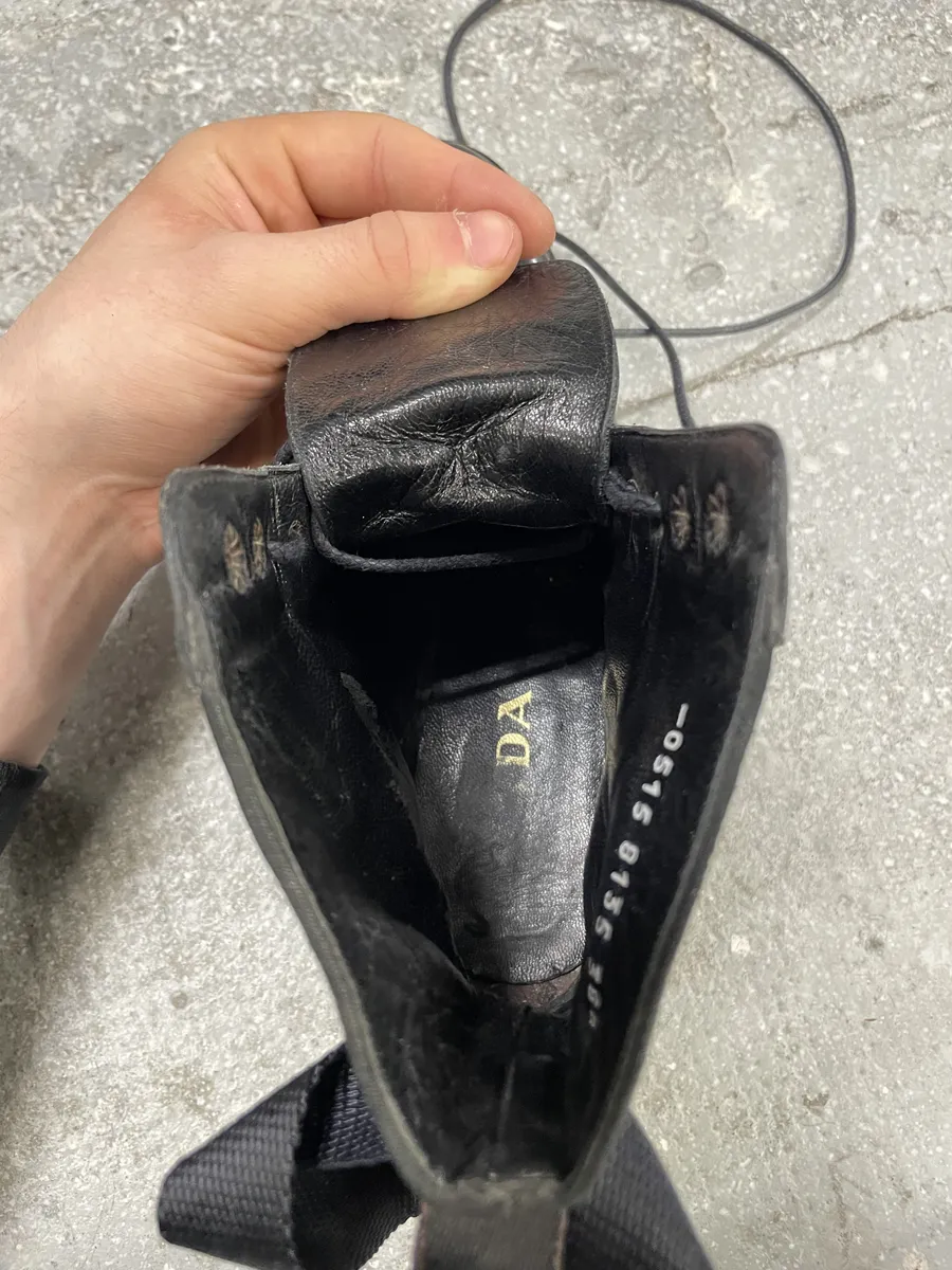 2000s Prada Strap Black Boots - Image 10