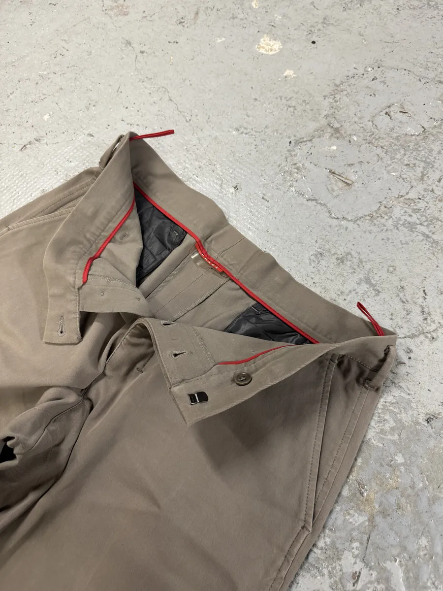 2000s Prada Tern Linea Rossa Half Zip Sport Pants - Image 7