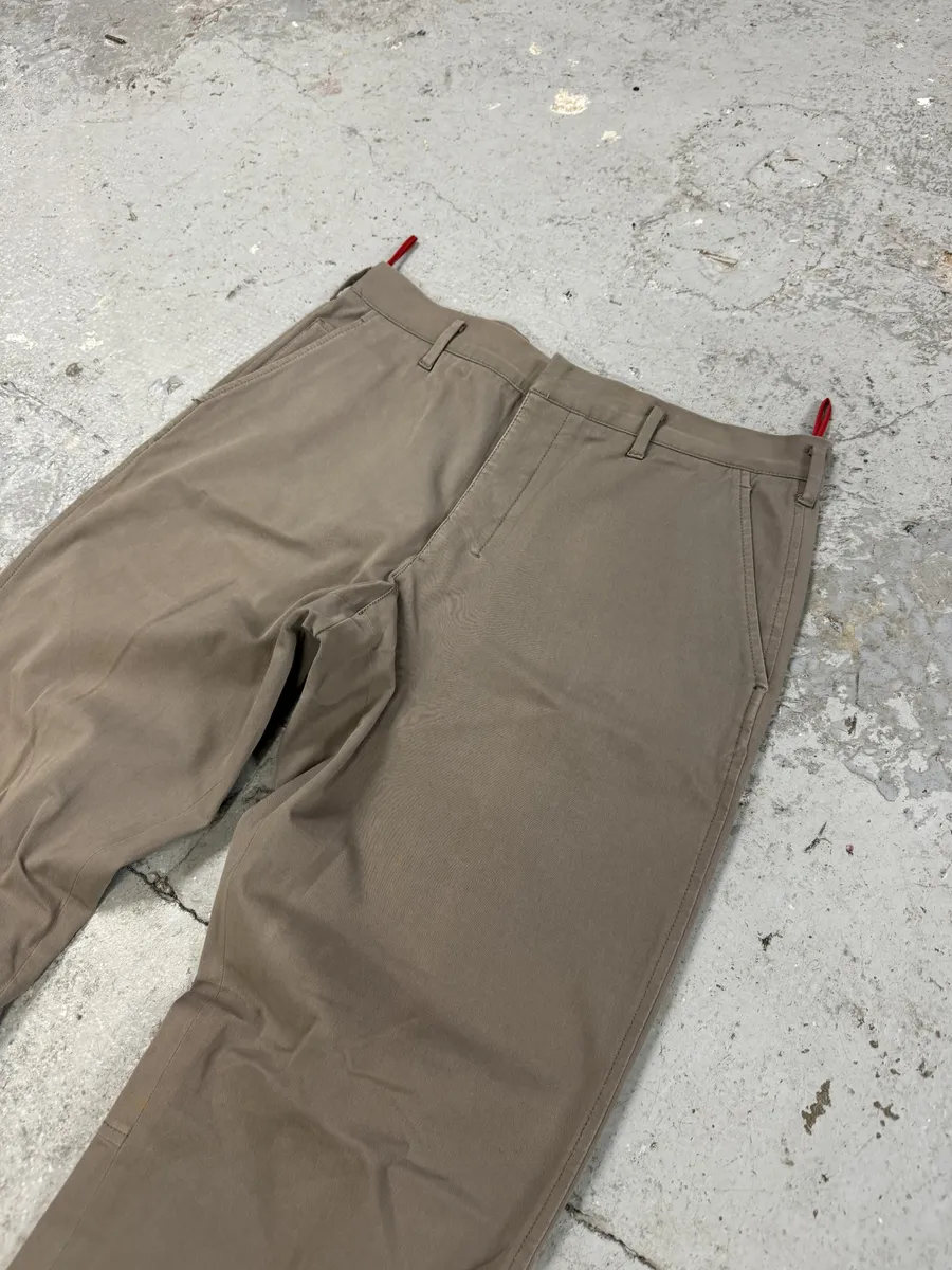 2000s Prada Tern Linea Rossa Half Zip Sport Pants - Image 9