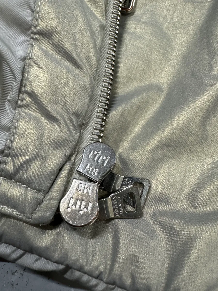 2000s Prada Ultimate Utility Ski Silver Jacket - Image 6