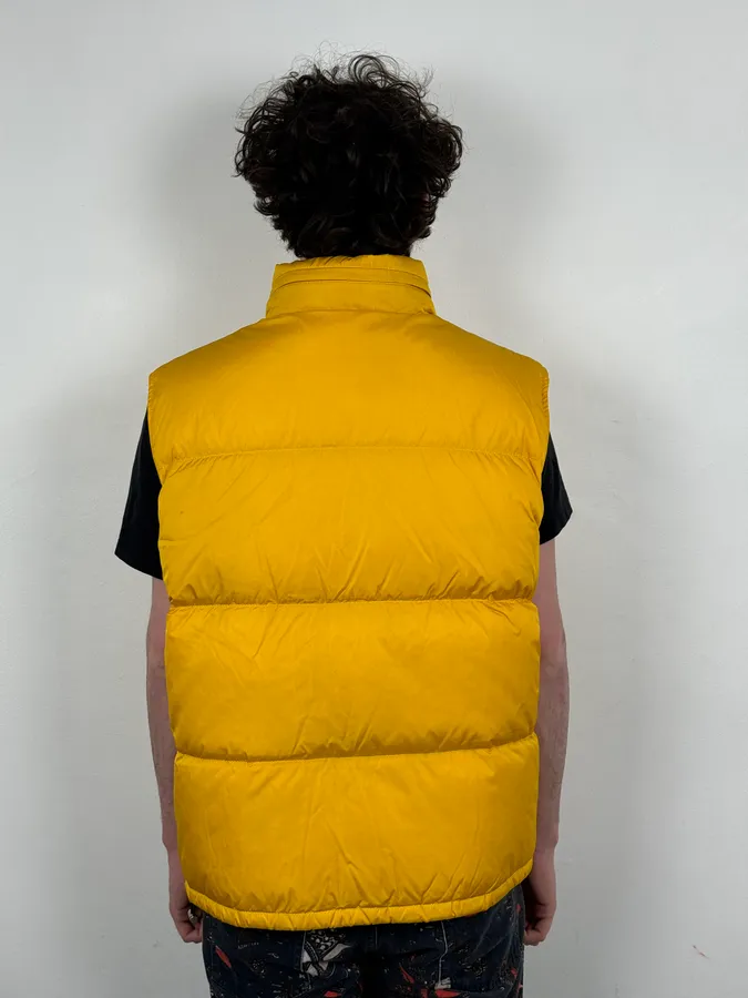 2000s Prada Yellow Down Quilted Puffer Vest - Image 3