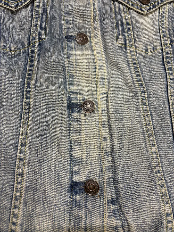 2000s Ralph Lauren USA Flag Blue Denim Vest Jacket - Image 9