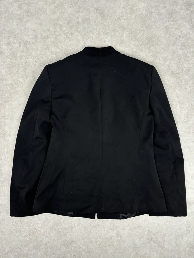 2000s Richmond Black Nylon Signature Minimalist Jacket - Image 5