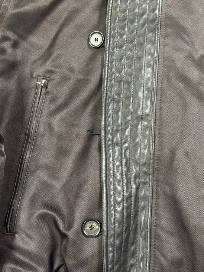 2000s Richmond Dark Brown Aviator Bomber Jacket - Image 8