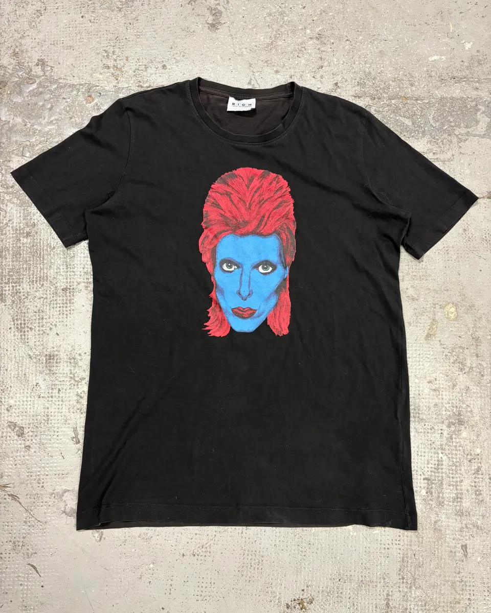2000s Richmond David Bowie Black T-Shirt