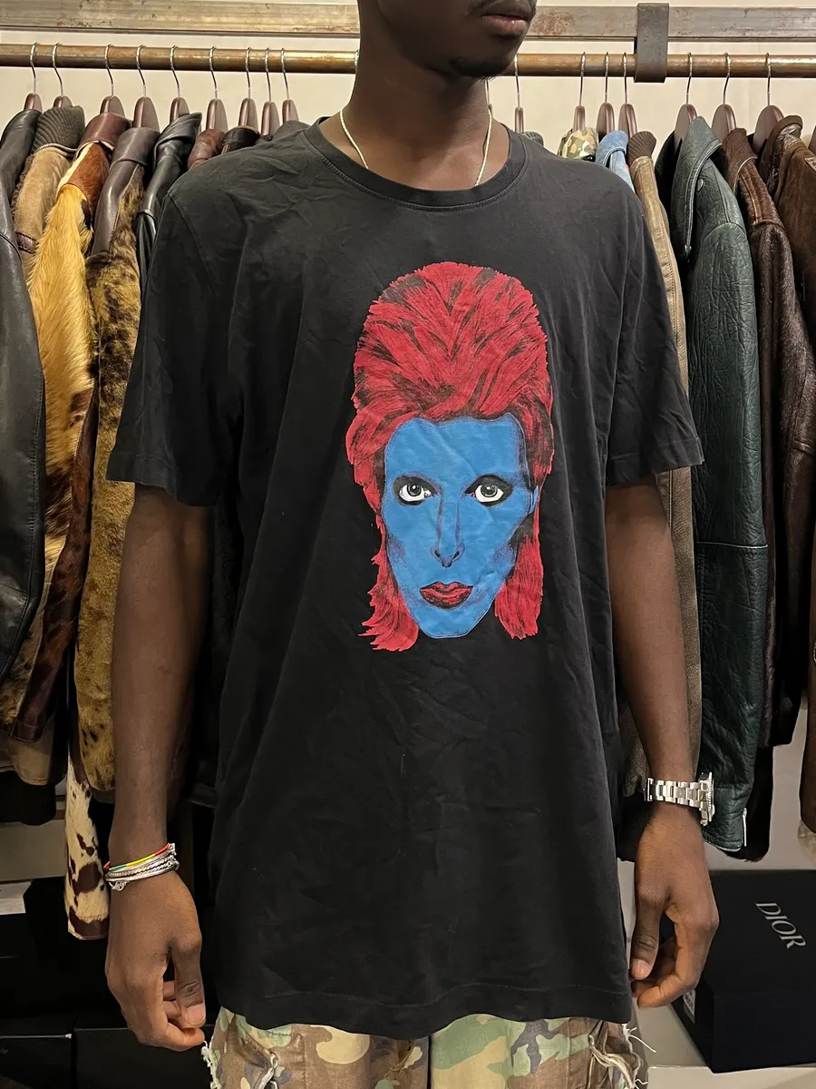 2000s Richmond David Bowie Black T-Shirt - Image 2