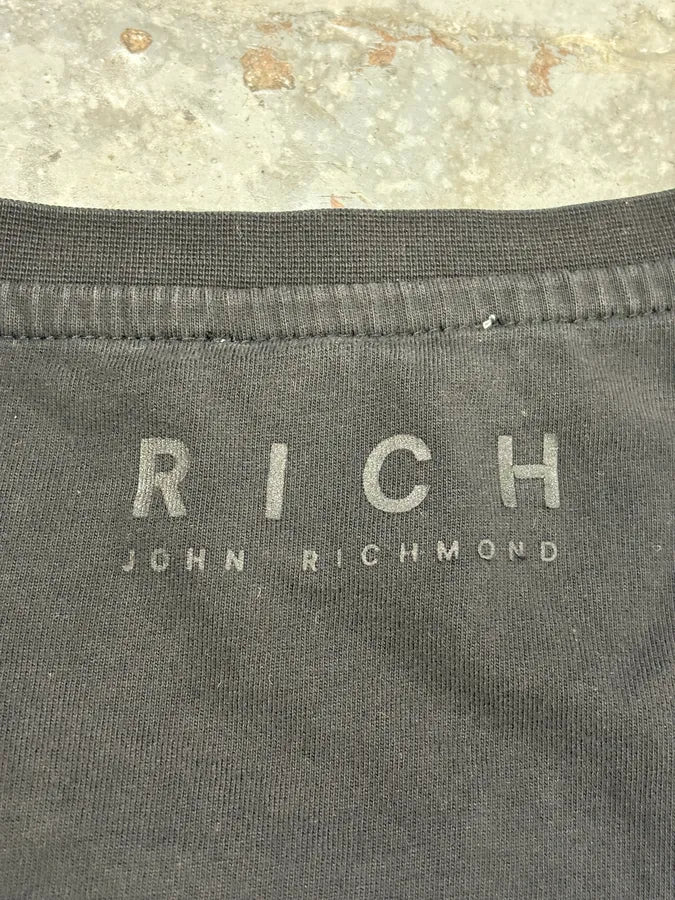 2000s Richmond David Bowie Black T-Shirt - Image 7