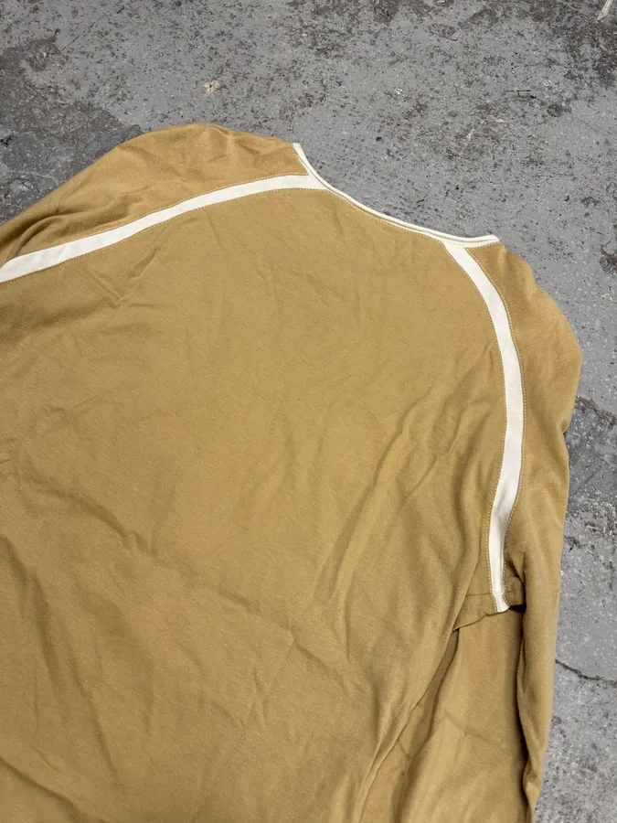 2000s Roberto Cavalli Beige & White Flowers Longsleeves - Image 7
