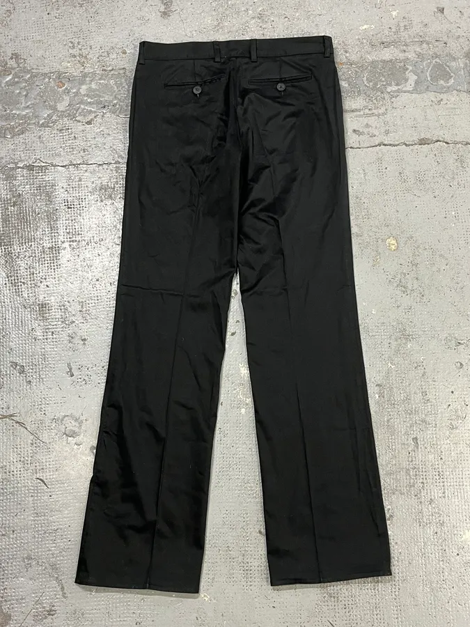 2000s Roberto Cavalli Black Classy Casual Pants - Image 4