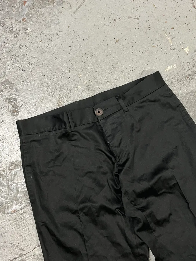 2000s Roberto Cavalli Black Classy Casual Pants - Image 7