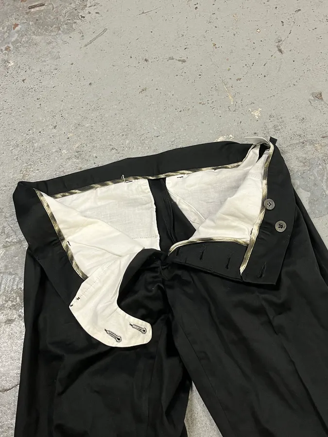 2000s Roberto Cavalli Black Classy Casual Pants - Image 8