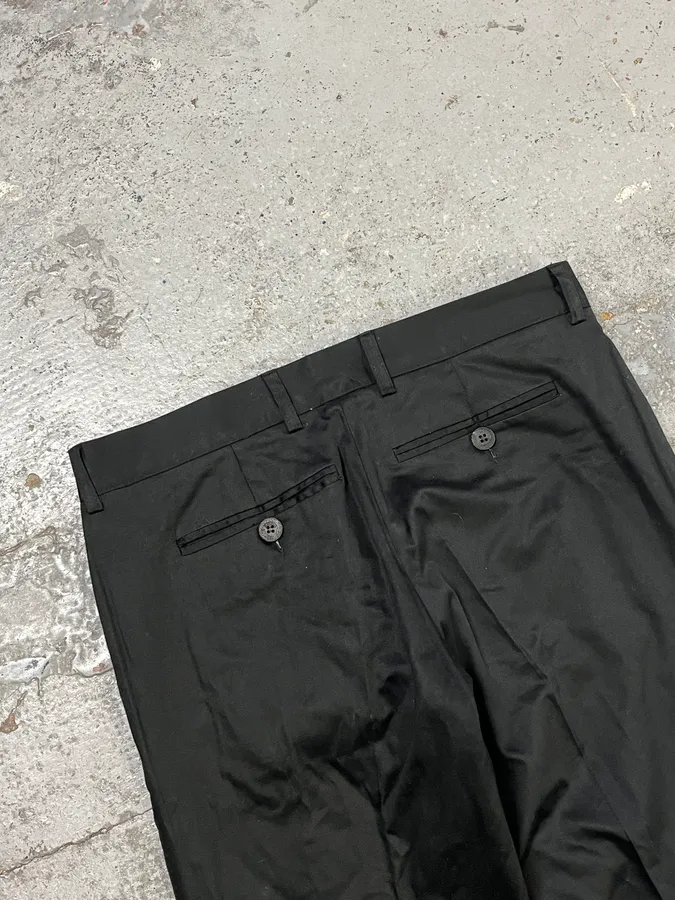 2000s Roberto Cavalli Black Classy Casual Pants - Image 9