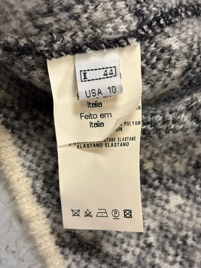 2000s Roberto Cavalli Black & White Leopard Wool Jacket - Image 12