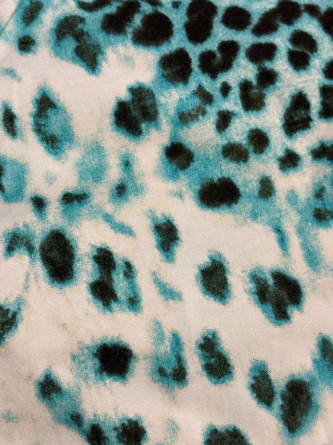 2000s Roberto Cavalli Blue Leopard Pants - Image 9