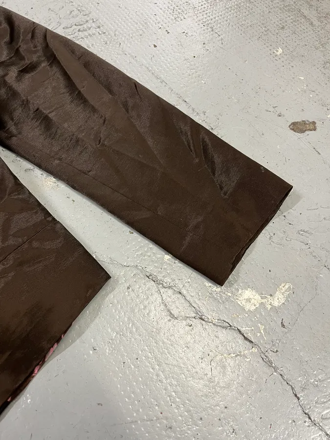 2000s Roberto Cavalli Brown Royal Jacket - Image 6